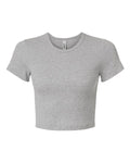 American Apparel Women's Baby Rib Cropped Tee-1
