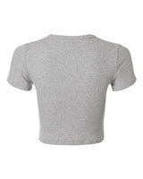 American Apparel Women's Baby Rib Cropped Tee-2