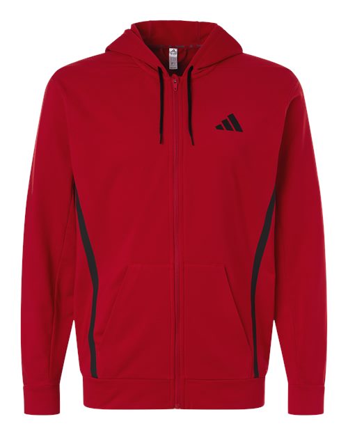adidas Men's Game & Go Full Zip Hoodie Mens Apparel Jackets & Vests