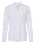 CORE365 Women's Nova Performance Long Sleeve Pique Polo-1