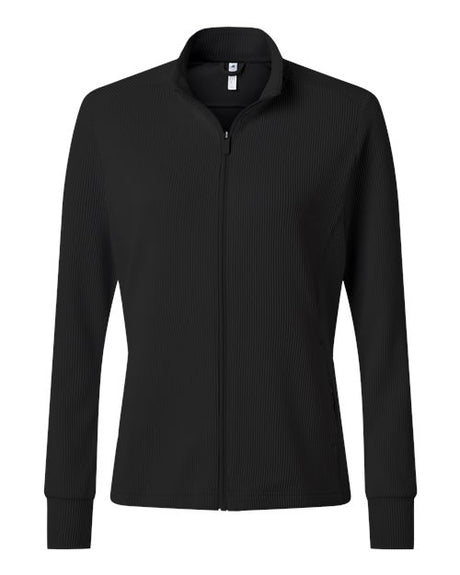 adidas Women's Performance Textured Full-Zip Jacket-1