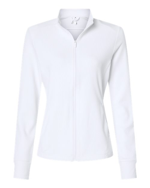 adidas Women's Performance Textured Full-Zip Jacket-1
