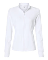 adidas Women's Performance Textured Full-Zip Jacket-1