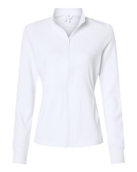 adidas Women's Performance Textured Full-Zip Jacket-1