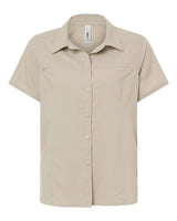 CORE365 Women's UltraUVP Shoreline Short Sleeve Staff Shirt-1
