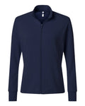 adidas Women's Performance Textured Full-Zip Jacket-1
