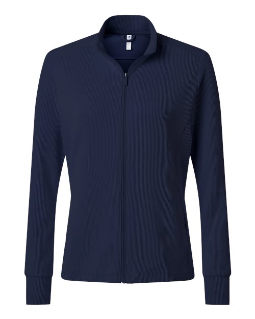 adidas Women's Performance Textured Full-Zip Jacket-1