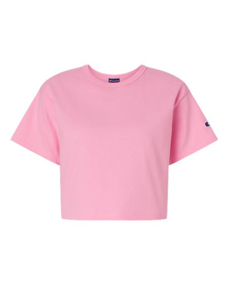 Champion Women's Heritage Jersey Crop T-Shirt-1