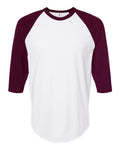 Tultex Men's Fine Jersey Raglan T-Shirt-1