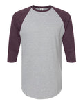 Tultex Men's Fine Jersey Raglan T-Shirt-1