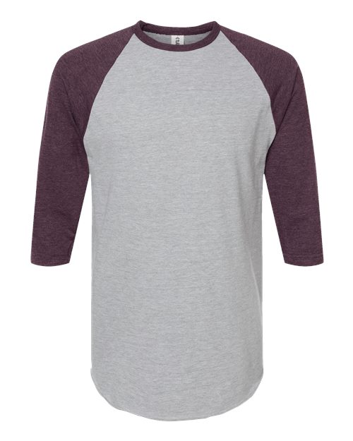Tultex Men's Fine Jersey Raglan T-Shirt-1