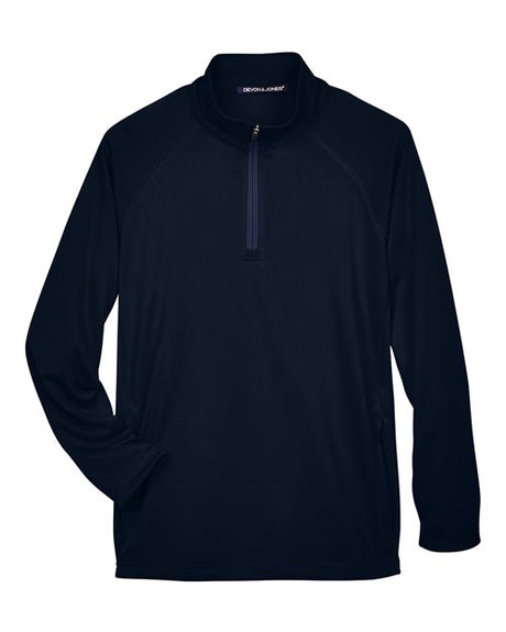 Devon & Jones Men's Stretch Tech-Shell Compass Quarter-Zip Pullover-1