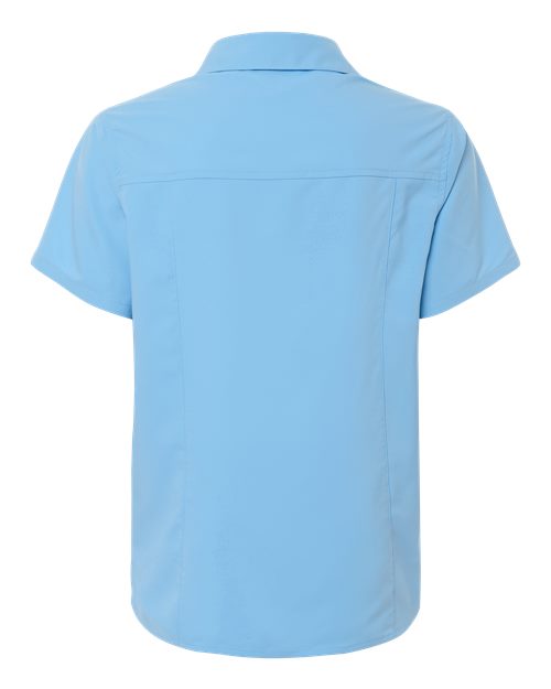 CORE365 Women's UltraUVP Shoreline Short Sleeve Staff Shirt-2
