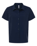 CORE365 Women's UltraUVP Shoreline Short Sleeve Staff Shirt-1