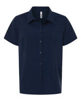 CORE365 Women's UltraUVP Shoreline Short Sleeve Staff Shirt-1
