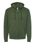 Tultex Men's Full-Zip Hooded Sweatshirt-1