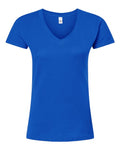 Tultex Women's Fine Jersey V-Neck T-Shirt-1