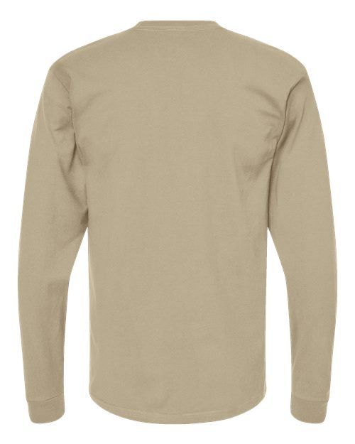 Tultex Men's Heavyweight Jersey Long Sleeve T-Shirt-2