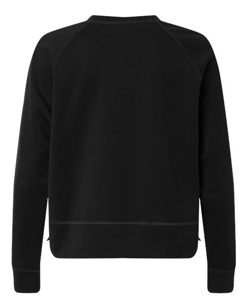 adidas Women's Beyond Side-Snap Crewneck Sweatshirt-2