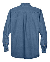 Harriton Men's Denim Shirt-2