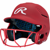 Rawlings Rx2 Softball Batting Helmet with Face Mask-1