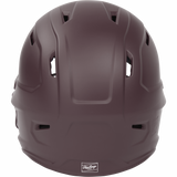 Rawlings Mach Hi-viz 1-tone Matte Fastpitch Softball Batting Helmet with Attached Face Guard-2