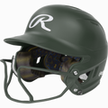 Rawlings Mach Hi-viz 1-tone Matte Fastpitch Softball Batting Helmet with Attached Face Guard-1