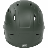 Rawlings Mach Hi-viz 1-tone Matte Fastpitch Softball Batting Helmet with Attached Face Guard-2