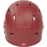 Rawlings Mach Hi-viz 1-tone Matte Fastpitch Softball Batting Helmet with Attached Face Guard-2