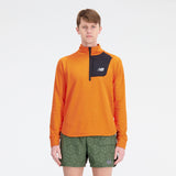 New Balance Men's Heat Grid Half Zip Shirt-1