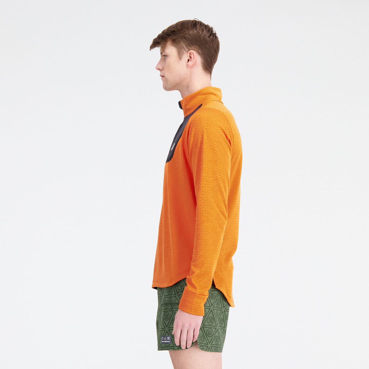 New Balance Men's Heat Grid Half Zip Shirt-4