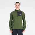 New Balance Men's Heat Grid Half Zip Shirt-1