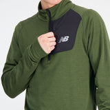 New Balance Men's Heat Grid Half Zip Shirt-6