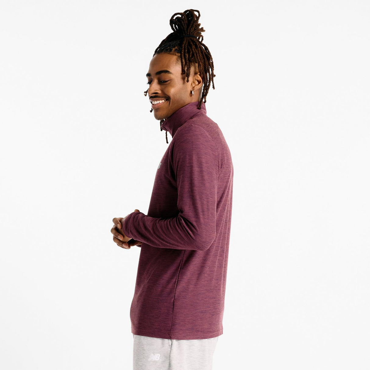 New Balance Men's Space Dye 1/4 Zip Shirt-2