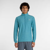 New Balance Men's Space Dye 1/4 Zip Shirt-1