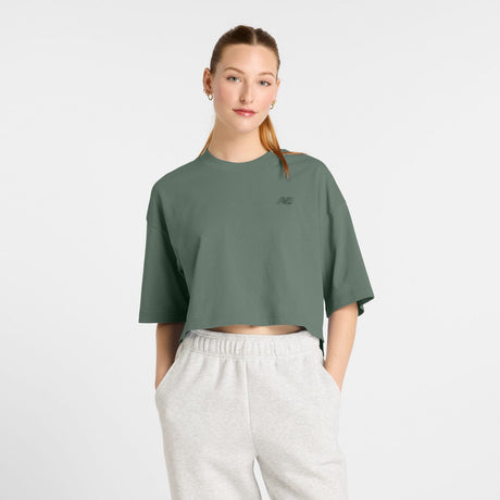 New Balance Women's Logo Oversized Jersey T-Shirt-1