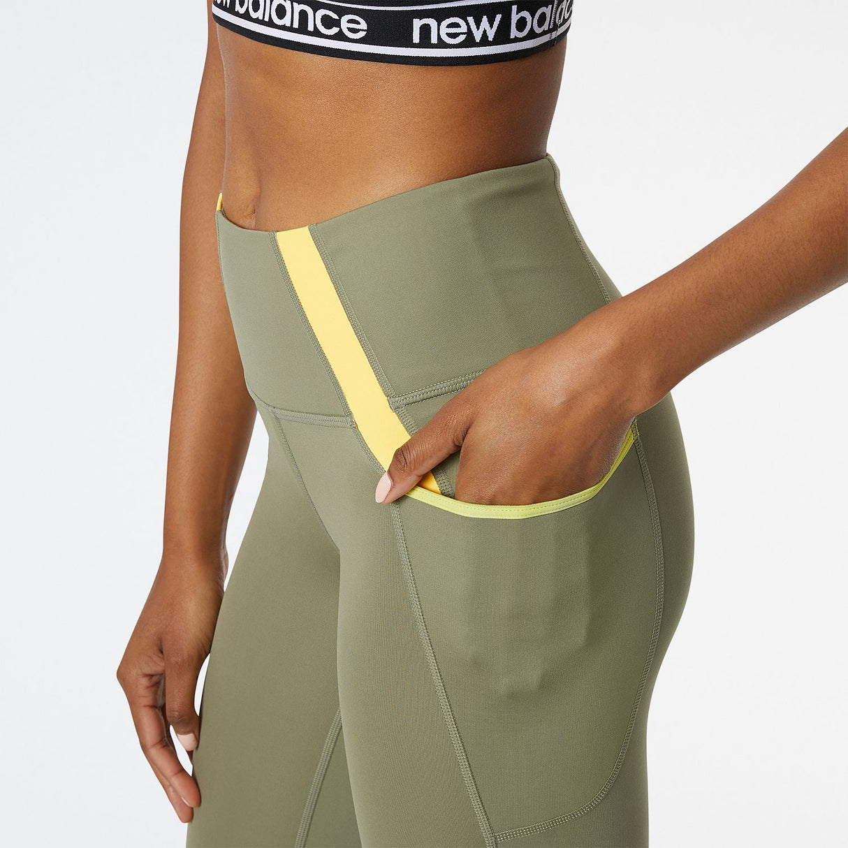 New Balance Women's Shape Shield 7/8 High Rise Pocket Tight-4