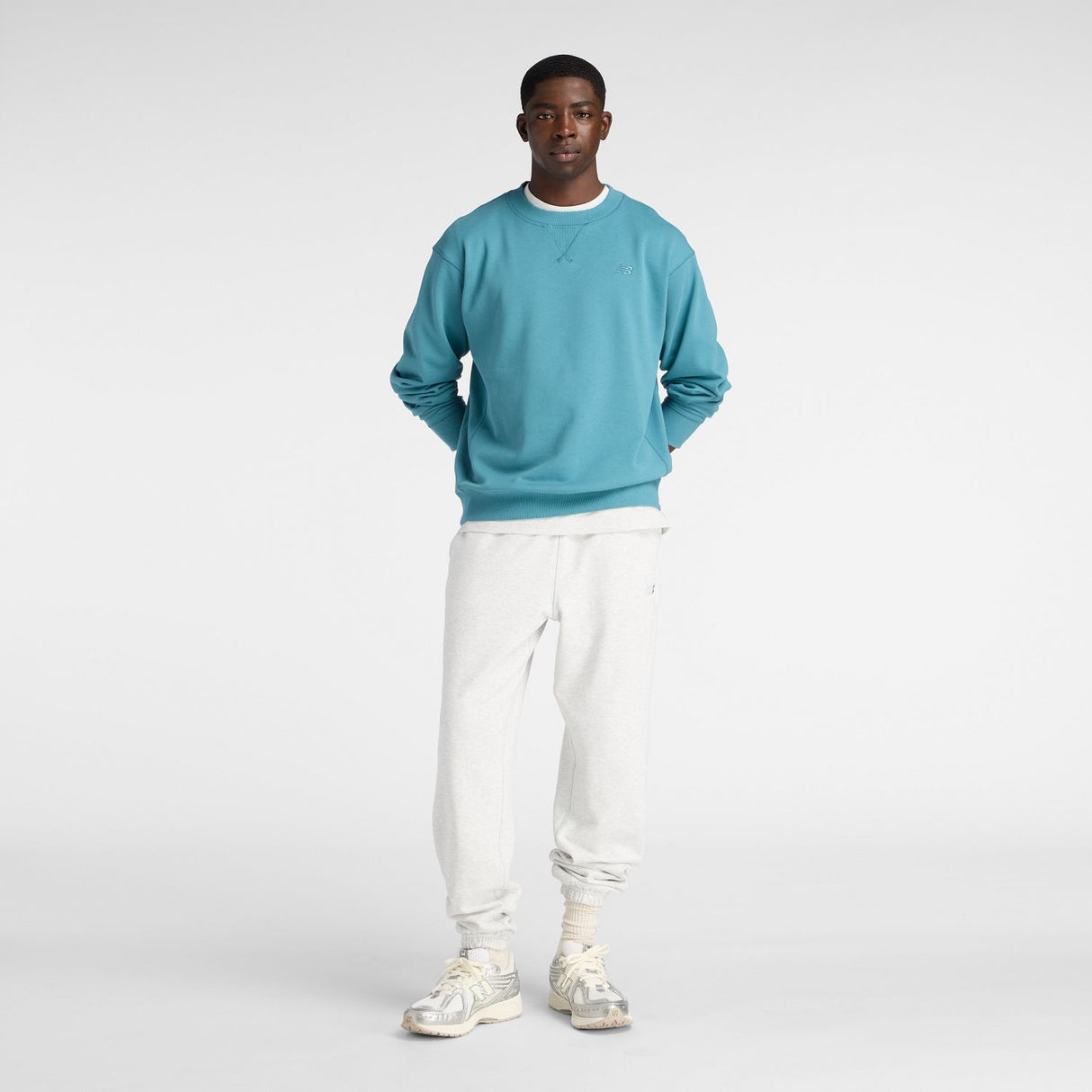 New Balance Men's Athletics French Terry Crew-1