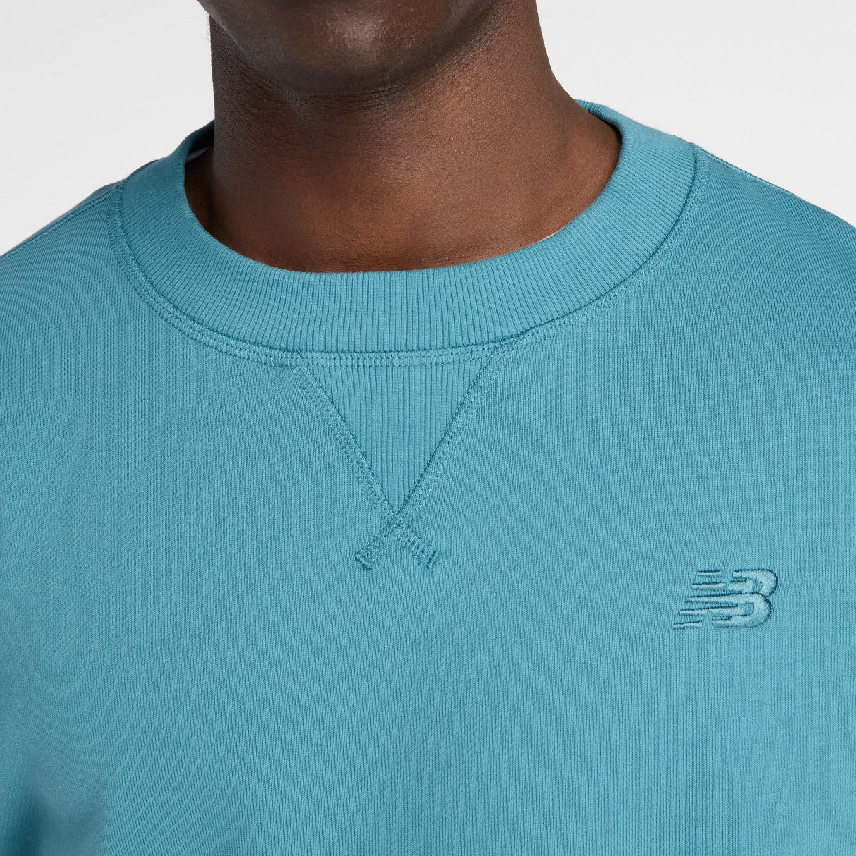 New Balance Men's Athletics French Terry Crew-5