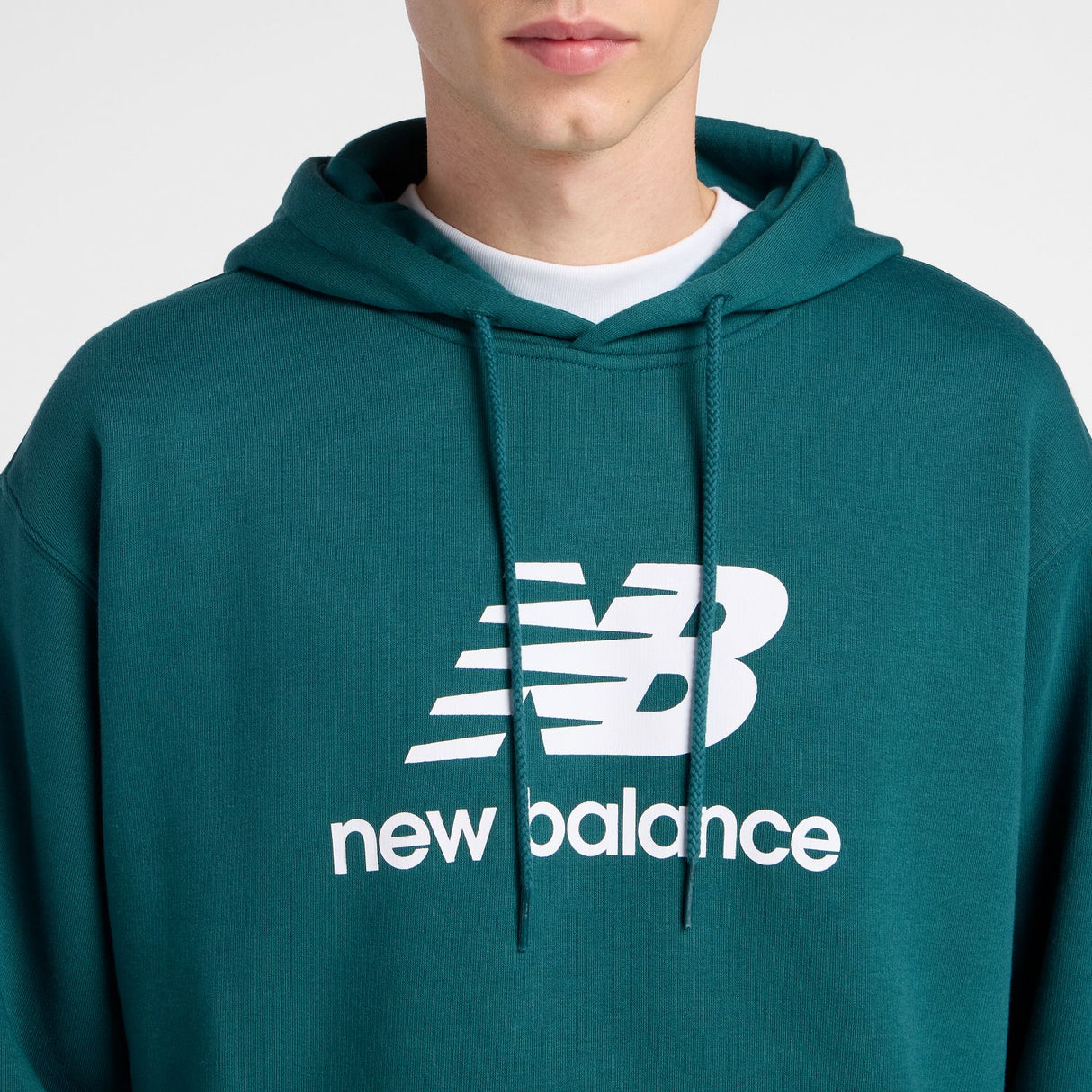 New Balance Men's Sport Essentials Fleece Logo Hoodie-4