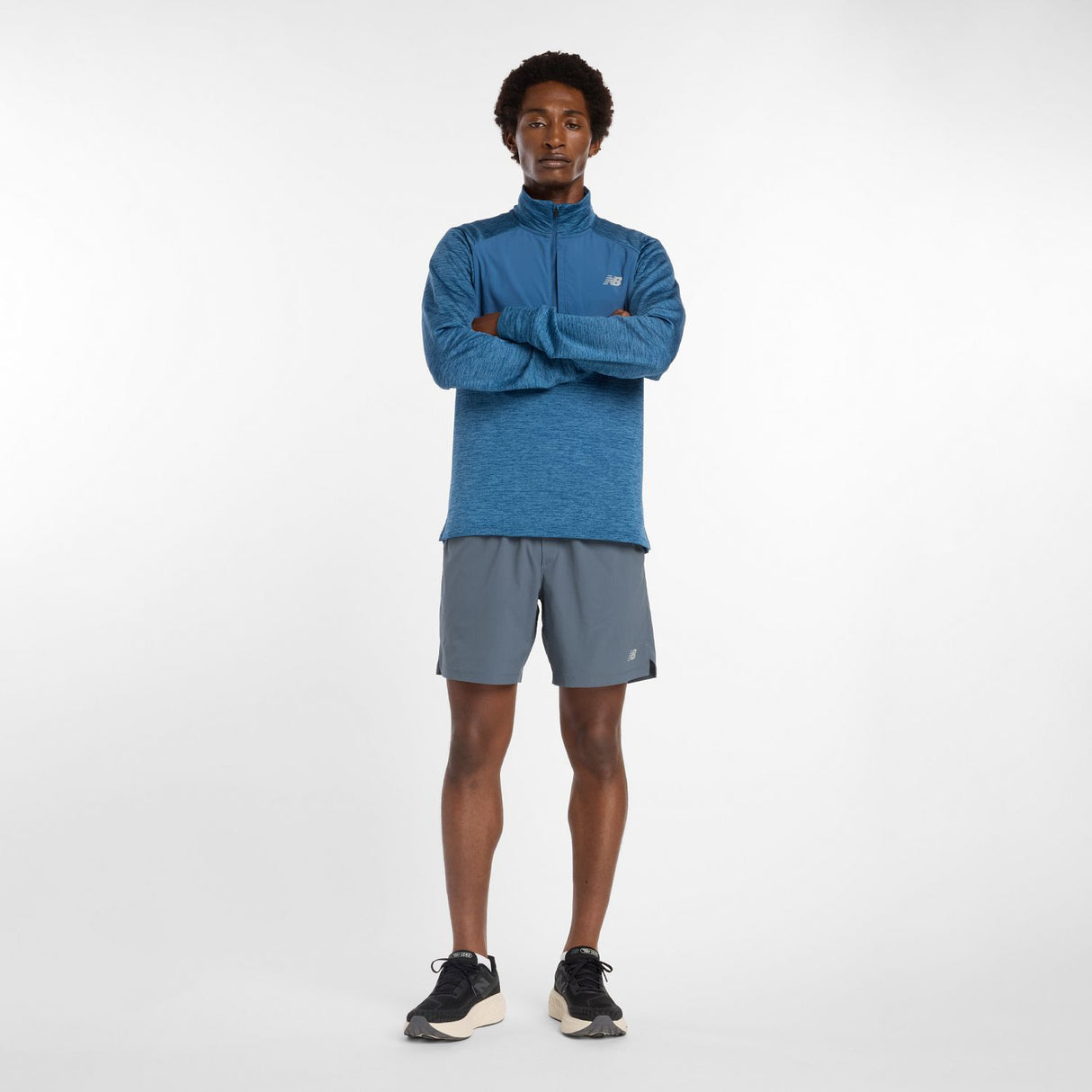 New Balance Men's Athletics Heat Grid 1/2 Zip-1