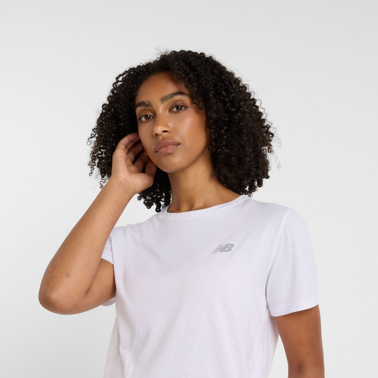 New Balance Women's Sport Essentials Heathertech T-Shirt-4