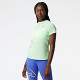 New Balance Women's Impact Run Short Sleeve-1