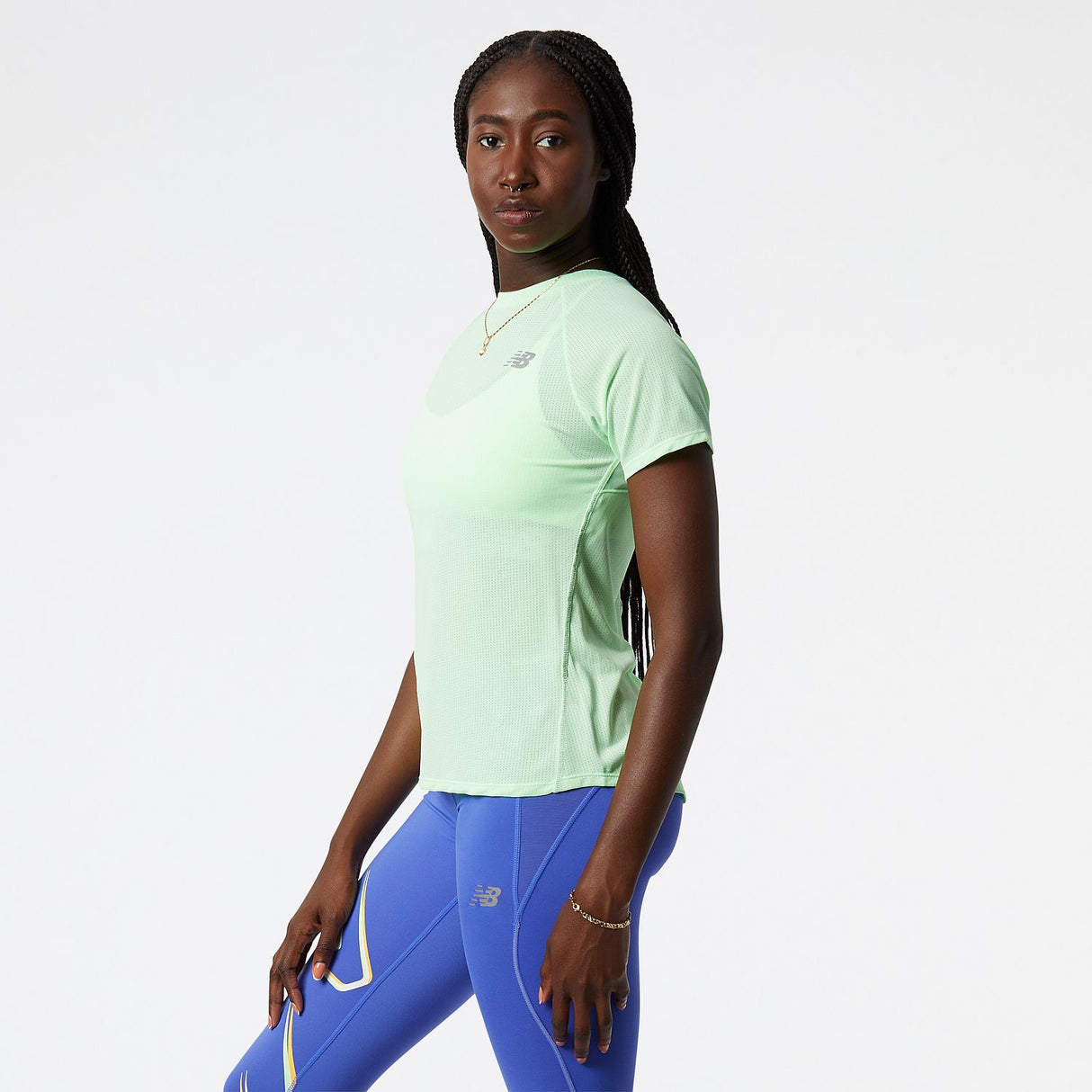New Balance Women's Impact Run Short Sleeve-2