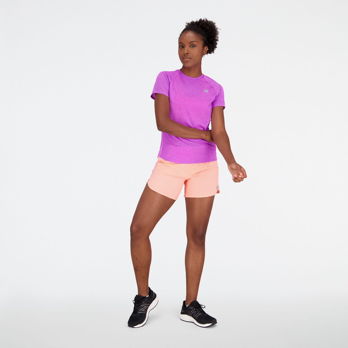 New Balance Women's Impact Run Short Sleeve-2