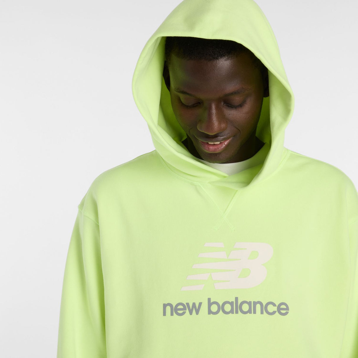 New Balance Men's Athletics French Terry Logo Hoodie-5