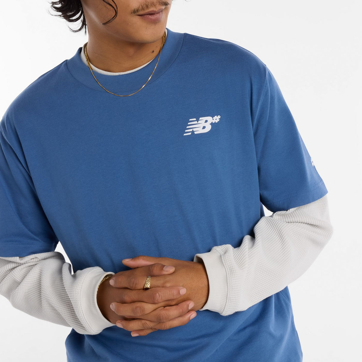 New Balance Men's Numeric Small Logo T-Shirt-5