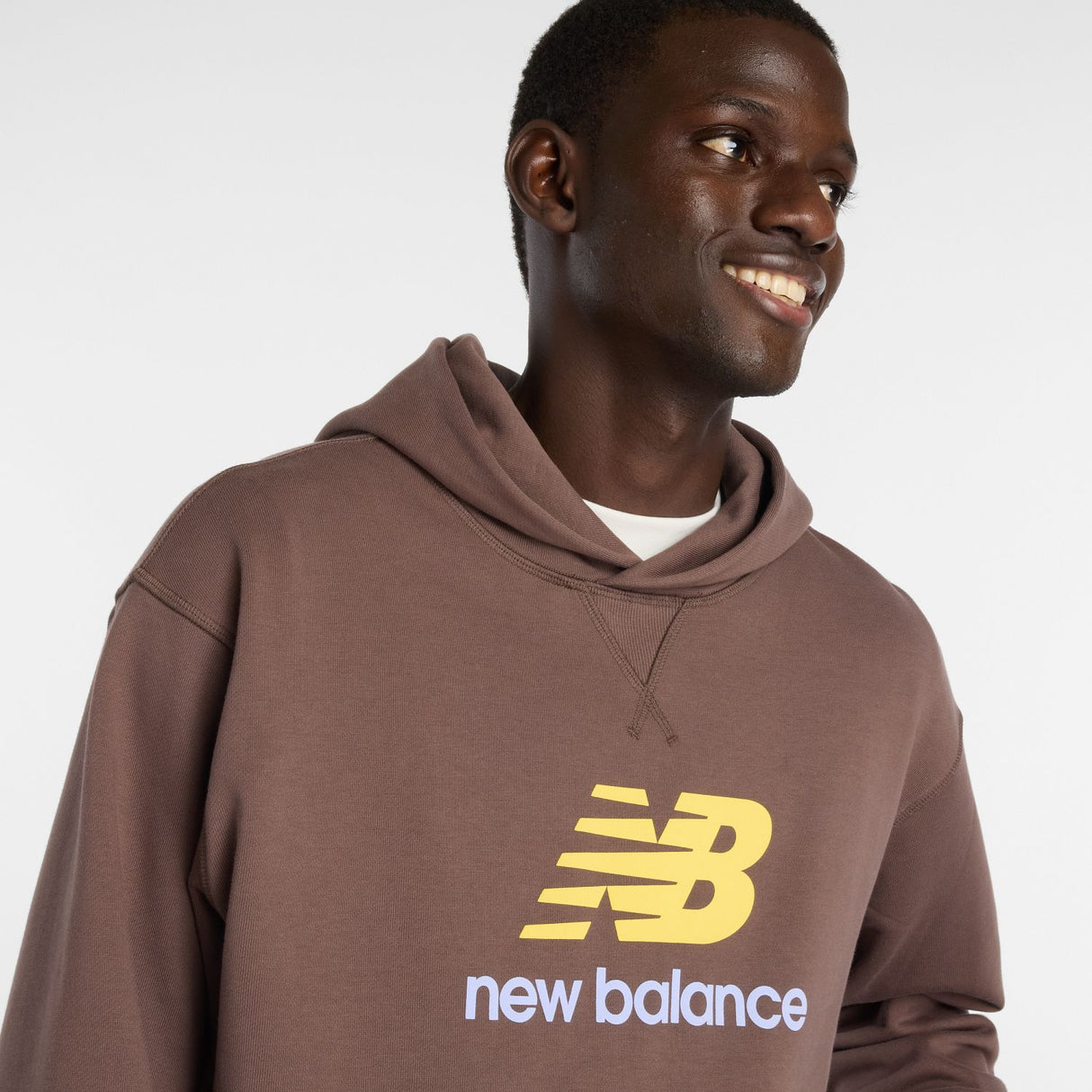New Balance Men's Athletics French Terry Logo Hoodie-5