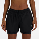 New Balance Women's Sport Essentials 2-in-1 Shorts-5