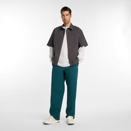 New Balance Men's Numeric Waffle Knit Long Sleeve Henley-1